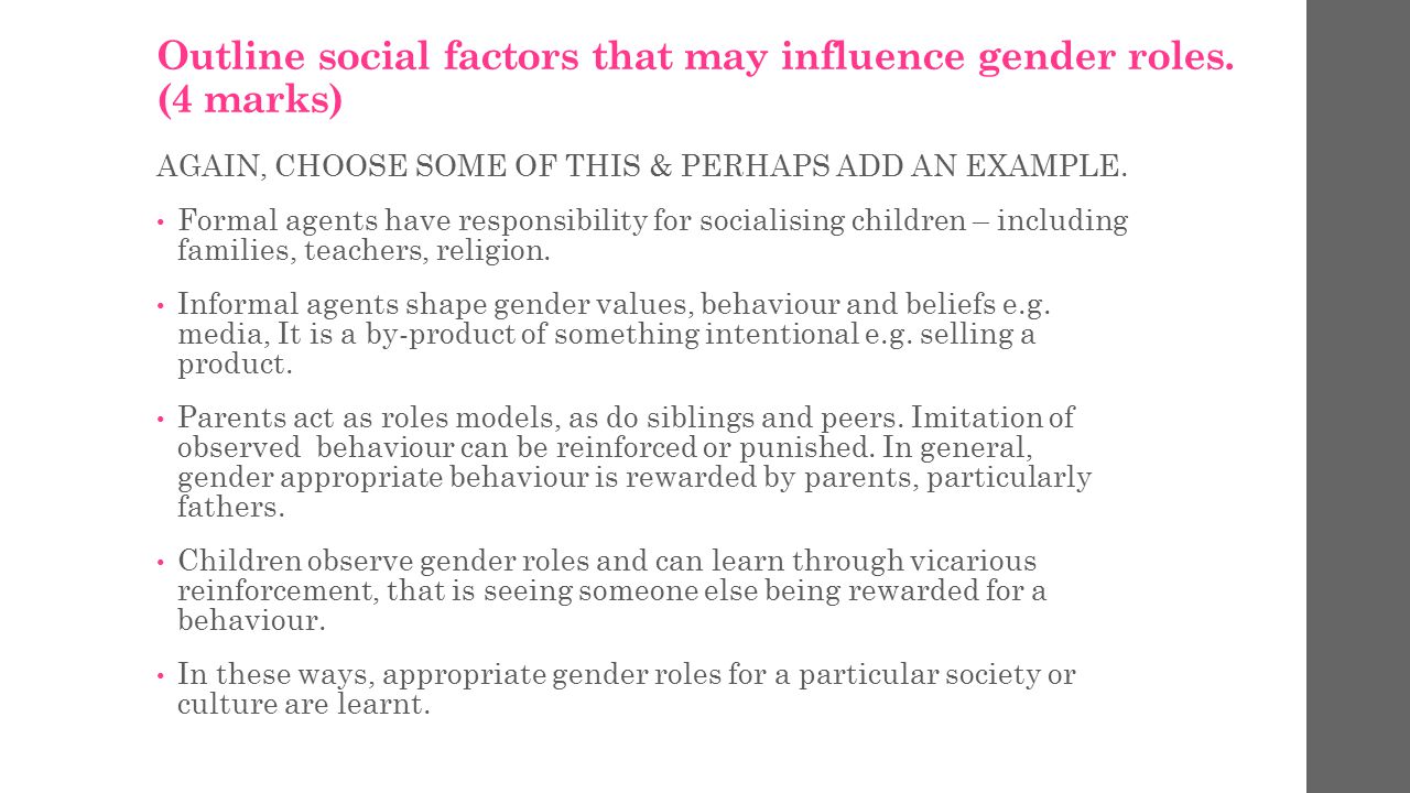 Essay/Term paper: Gender roles